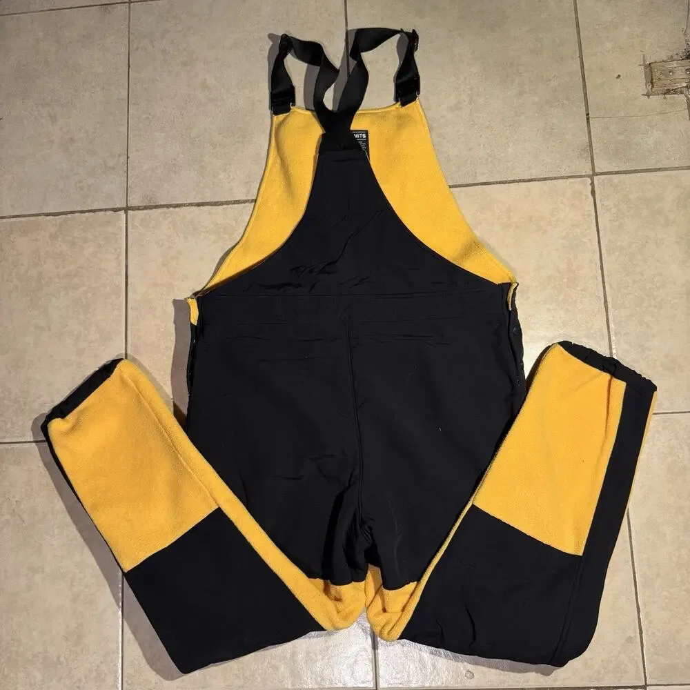 The North Face Seven Summits Men’s M Yellow/Black Snow Bib Pants 32x34